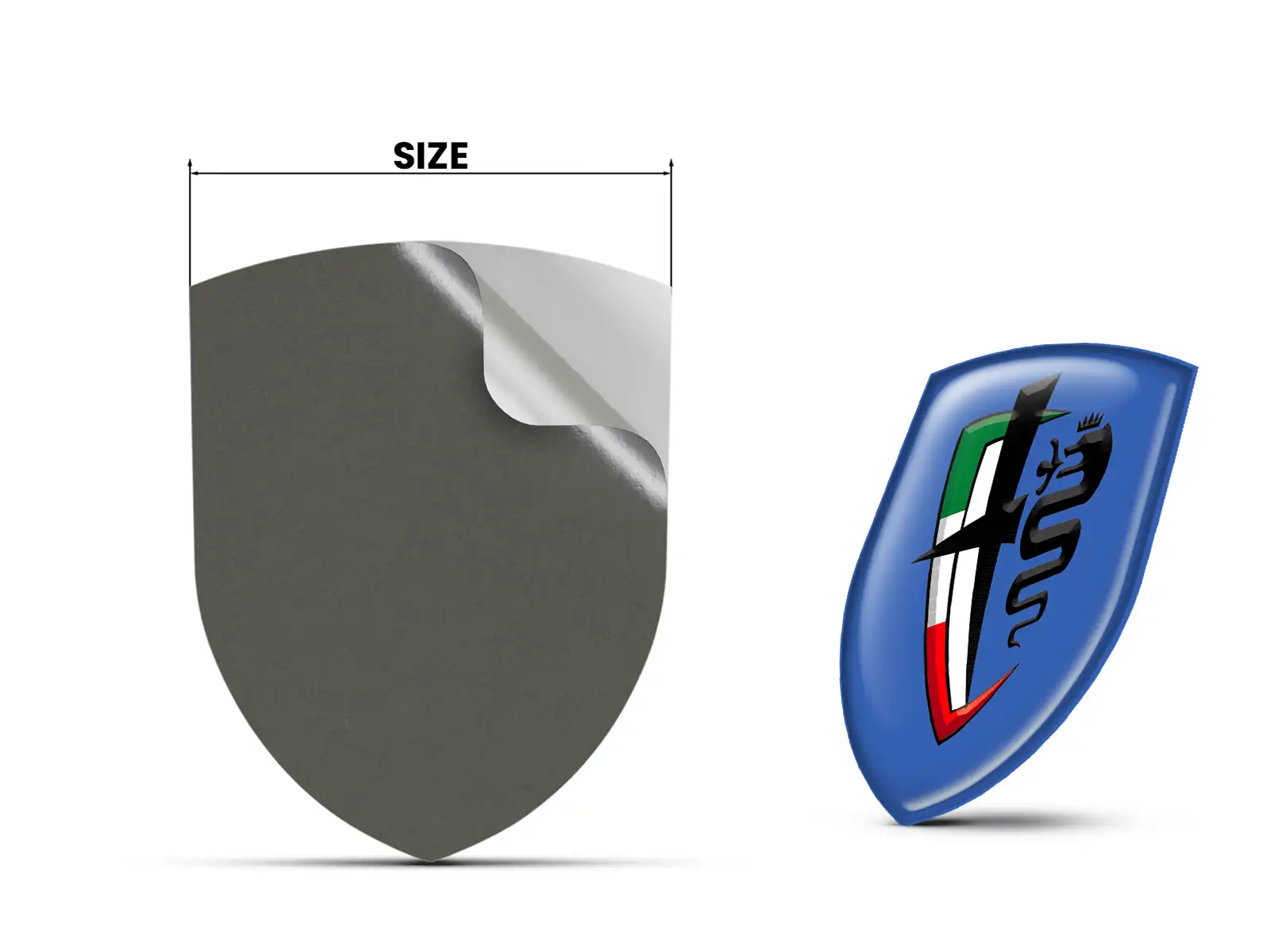 Alfa Romeo Logosticker Universal Anpassbar Pro Personalisierbar